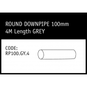 Marley Round Downpipe 100mm Grey - RP100.GY.4